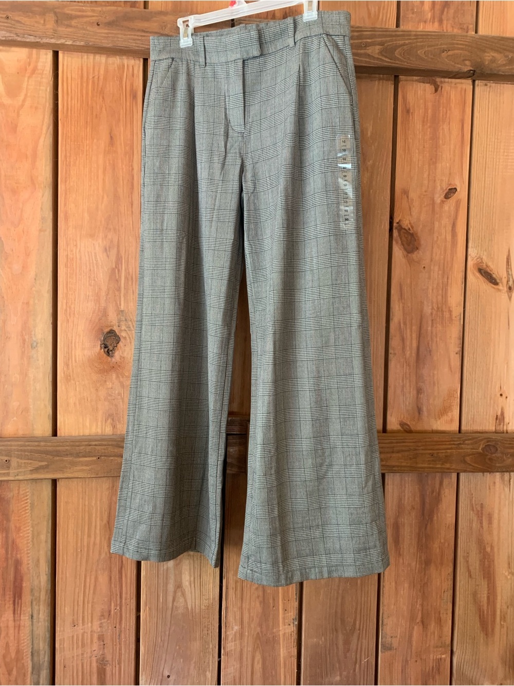 American Eagle Outfitters Gray Glen Plaid Dress Pants